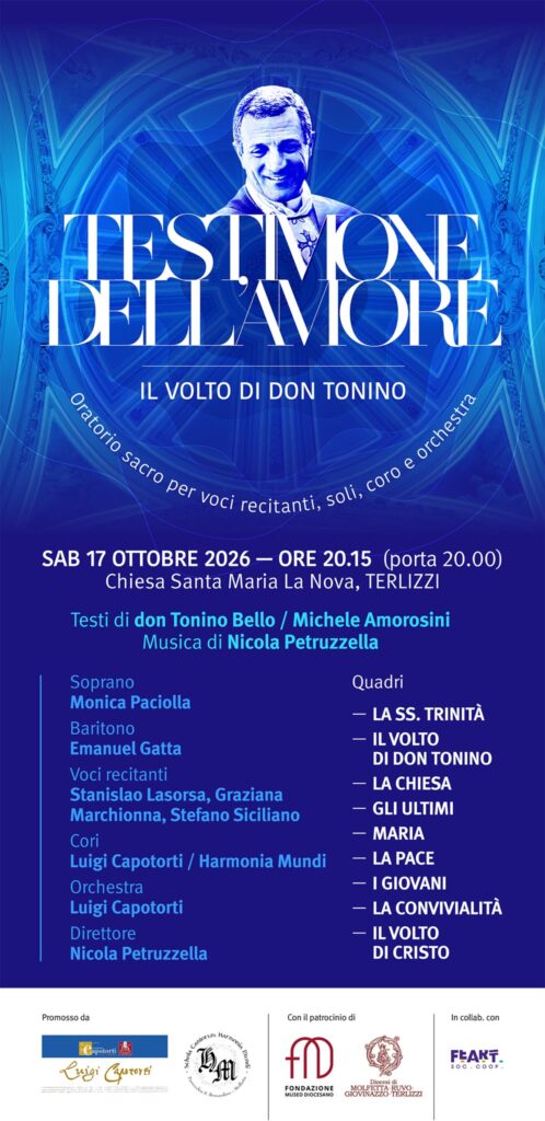 diocesi di molfetta ruvo giovinazzo terlizzi - luce e vita - oratorio sacro venerabile don tonino bello Testimone dell'Amore. Il volto di don Tonino Bello 2026